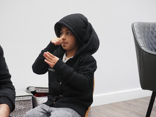 Aara sensory hoodie