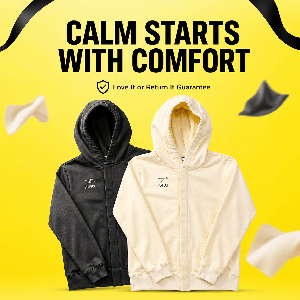 Sensory Hoodie for Autism & Sensory Needs — Soft, Tagless & Noise-Reducing