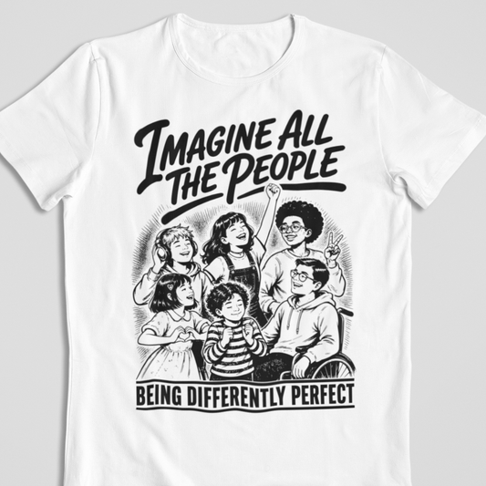 Imagine All The People Retro T-Shirt